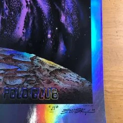 Coachella - 2011 EMEK Poster Purple Mirror FOIL Variant Edition 3/5 Signed