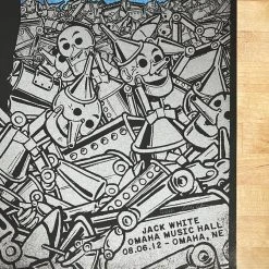 Jack White - 2012 Rob Jones Poster Omaha, NE