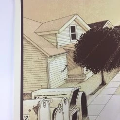 Ben Folds - 2015 Justin Santora Poster Chicago, IL Park West