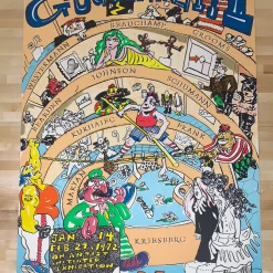 Sold Out Posters The Guggenheim - 1972 Red Grooms Art Print Poster Original Vintage