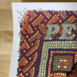 Pearl Jam - 2020 EMEK Streaming Poster Rome, Italy Stadio Olimpico Gig Posters