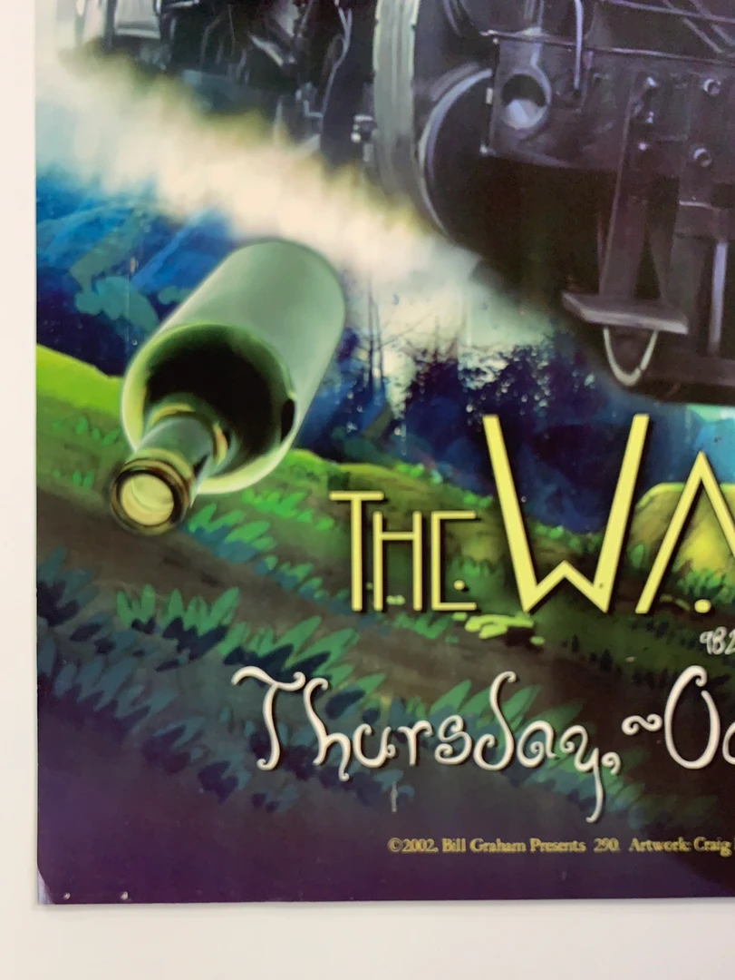 Ryan Adams - 2002 Craig Howell Poster The Warfield Theatre San Fran 1st