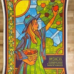 Half Hazzard Press Dave Matthews Band - 2021 Half Hazard Poster Pilgrimage Music Festival, TN Gig Posters