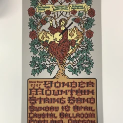 Gig Posters Yonder Mountain String Band - 2007 Gary Houston Poster Portland, OR Crystal Ballroom