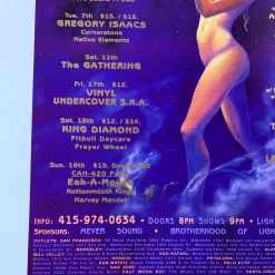 Kevin Haapala Gig Posters MHP 45 April - 1998 Poster Maritime Hall San Fran 1st