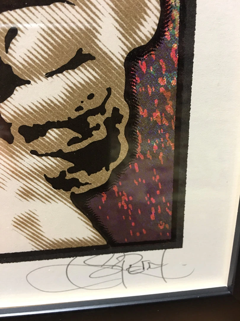 The Who - 2016 Chuck Sperry Poster Roger Daltry 50th Anniversary Tour FRAMED