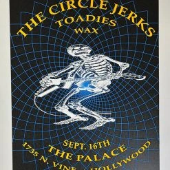 Gig Posters The Circle Jerks - 1994 Matt Getz Poster Hollywood, CA The Palace