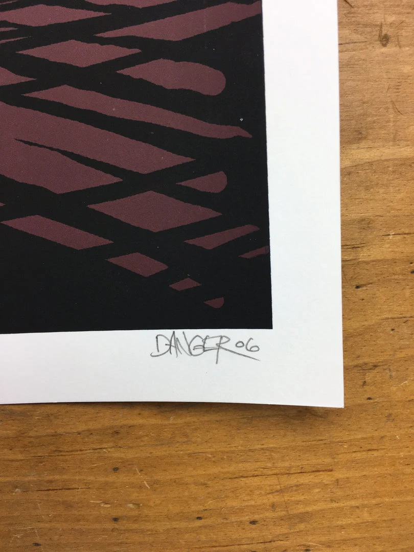 Flatstock 9 - 2006 Daniel Danger Poster Chicago, IL Union Park