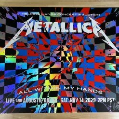 Metallica - 2020 Kii Arens Poster All Within My Hands Live FOIL Foil Posters