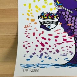 Phish Food - 2022 Jim Pollock Digital Edition Poster Ben & Jerry's