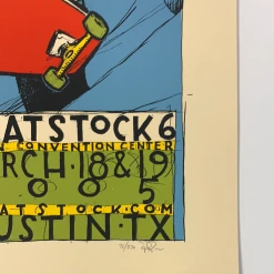Gig Posters Flatstock 6 - 2005 Jay Ryan Poster Austin, TX Austin Convention Center