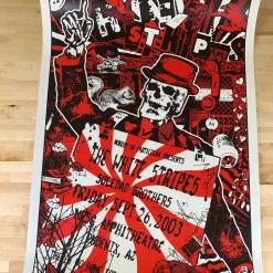 Jack White The White Stripes - 2003 Gregg Gordon Poster Mesa, AZ Gigart