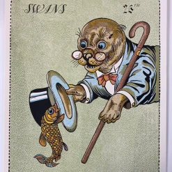 Gig Posters Swans - 2016 Fugscreens Studios Poster Carrboro, NC Cat's Cradle