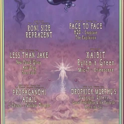 Lee Conklin MHP 116 Dropkick Murphys - 2001 Poster Maritime Hall San Fran 1st