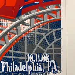 Yonder Mountain String Band - 2008 Darin Shock Poster Philadelphia, PA, NYC