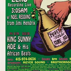 Sold Out Posters MHP 47 Maritime Hall - 1998 Poster June Zero, Soulbrain San Fran 1st Gig Posters