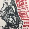 Ames Brothers Pearl Jam - 2003 Ames Design Poster Adelaide, AUS Entertainment Center Gig Posters