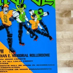 Sold Out Posters Gig Posters Excel Vs. Shrine - 1995 Malicious Vinyl Presents Poster Rollerball Championship