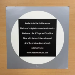 Sold Out Posters Gig Posters Madonna - 2001 Original Vinyl Poster Insert 12.31x12.31 Record Art