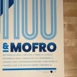 Gig Posters JJ Grey & Mofro - 2021 Mike Tallman Poster Florida