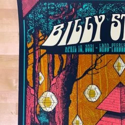 Gig Posters Billy Strings - 2021 Status Serigraph Poster Mobile, AL 4/10