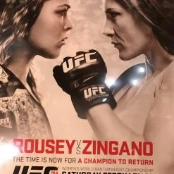 Sold Out Posters UFC 184 Poster Rousey Vs. Zingano Staples Center