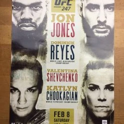 Sold Out Posters Boxing - 2020 Poster Jones Vs Reyes & Shevchenko Vs Chookagian