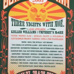 Gig Posters Moe. - 2005 Methane Studios Poster Chillicothe, IL Three Sisters Park Summer Cam