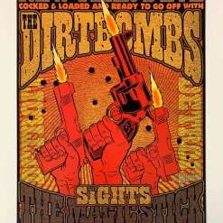 The Dirtbombs - 2003 Chuck Sperry Poster Detroit, MI Magic Stick