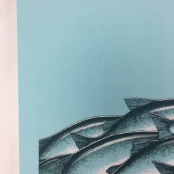 Art Prints Salmon Run - 2015 Justin Santora Poster Art Print