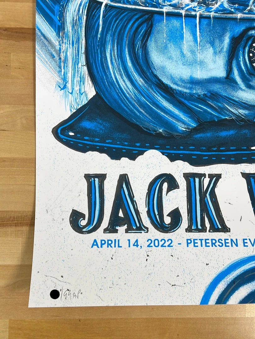 Jack White - 2022 Zeb Love Poster Pittsburgh, PA Gig Posters
