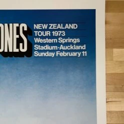 Gig Posters Rolling Stones - 1973 Ian McCausland Poster Auckland, NZ