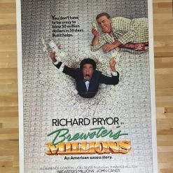 Sold Out Posters Brewsters Millions - 1984 One Sheet Movie Poster Original Vintage 27x41 Movie/TV Posters
