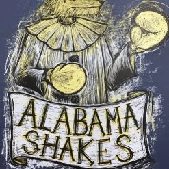 Alabama Shakes - 2016 Dan Grzeca Poster Chicago Civic Opera House