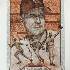 Cal Ripken - 2015 David Welker Poster FugScreens Studios Variant Art Prints