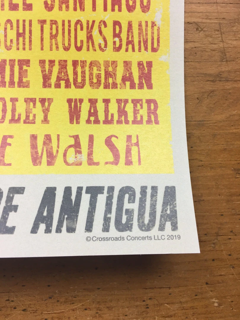 Sold Out Posters Crossroads Guitar Festival - 2019 Poster Dallas, TX American Airlines Center