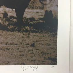 The Last Buffalo Hunt - 2011 Dan MacAdam Crosshair Poster Art Print