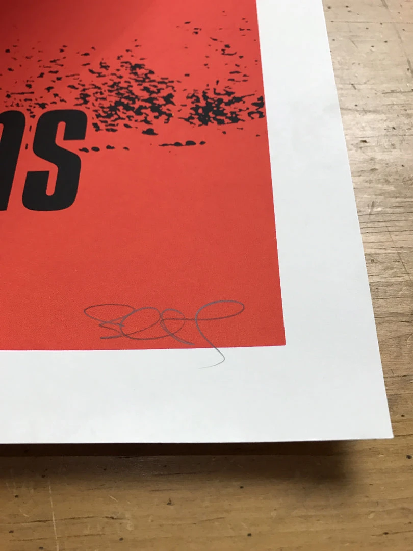 Bryan Adams - 2016 Billy Perkins Poster Cedar Park Texas Gig Posters