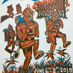 Camp Greensky - 2019 Jim Pollock Poster Wellston, MI Music Festival Gig Posters