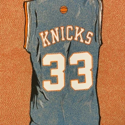 Knicks - 2014 Fugscreens Studios Poster Patrick Ewing Jersey Print