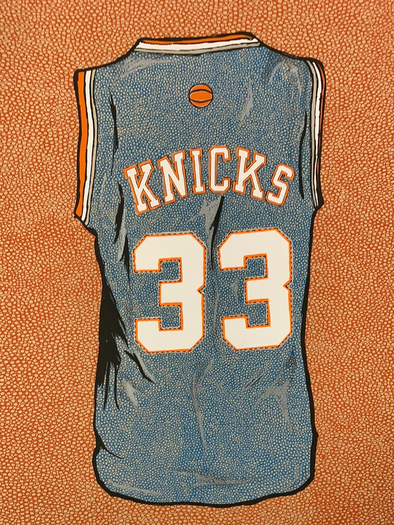 Knicks - 2014 Fugscreens Studios Poster Patrick Ewing Jersey Print