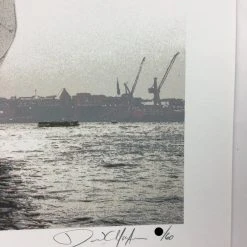 Flatstock Europe 4 - 2009 Dan MacAdam Crosshair Poster Hamburg, GER