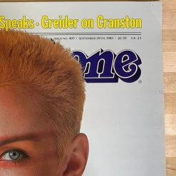 Sold Out Posters Annie Lennox - 1983 Rolling Stone Poster Original Vintage Gig Posters