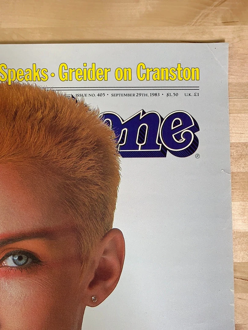 Sold Out Posters Annie Lennox - 1983 Rolling Stone Poster Original Vintage Gig Posters