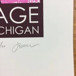 Queens Of The Stone Age - 2013 Jermaine Rogers Poster Detroit Fillmore