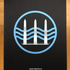 Jack White - 2018 Matthew Jacobson Poster Washington, DC The Anthem Night 1 Gig Posters