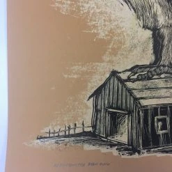 Art Prints Reconstructed Barn Owl - 2013 Dan Grzeca Poster Art Print Burnt Orange