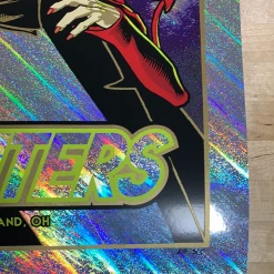 Foil Posters Foo Fighters - 2020 Brian Ewing Poster Cleveland, OH Rapture Foil