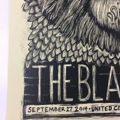 The Black Keys - 2014 Dan Grzeca Poster Chicago, IL United Center