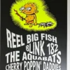 TAZ Blink 182 Reel Big Fish - 1997 T.A.Z. Poster Irvine, CA Bren Center